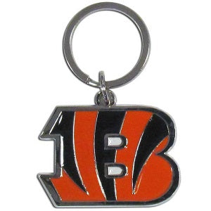Cincinnati Bengals --- Enameled Key Ring