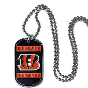 Cincinnati Bengals --- Neck Tag Necklace