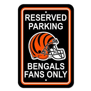 Cincinnati Bengals --- Reserved Parking Sign