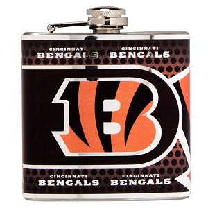 Cincinnati Bengals --- Stainless Steel Flask