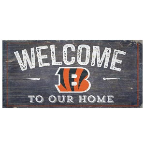 Cincinnati Bengals --- Welcome to Our Home Sign