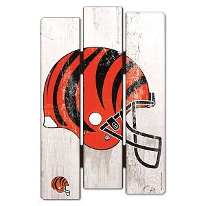 Cincinnati Bengals --- Wood Fence Sign