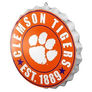 Clemson Tigers --- Bottle Cap Sign