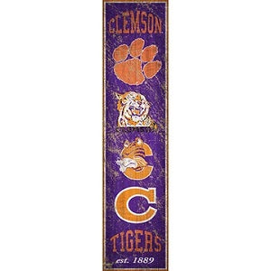 Clemson Tigers --- Distressed Heritage Banner