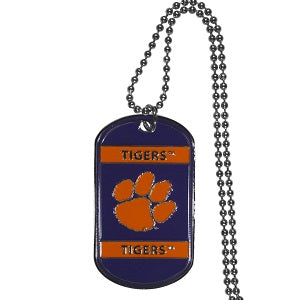 Clemson Tigers --- Neck Tag Necklace