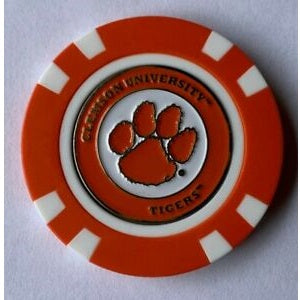 Clemson Tigers --- Poker Chip Ball Marker