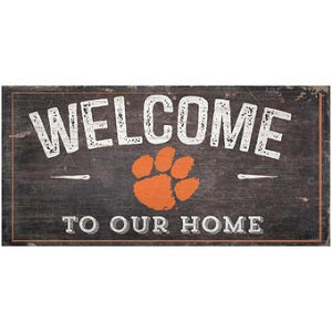 Clemson Tigers --- Welcome to Our Home Sign