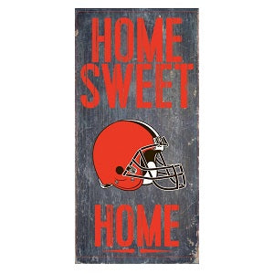 Cleveland Browns --- Home Sweet Home Wood Sign