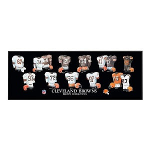 Cleveland Browns --- Legacy Uniform Plaque