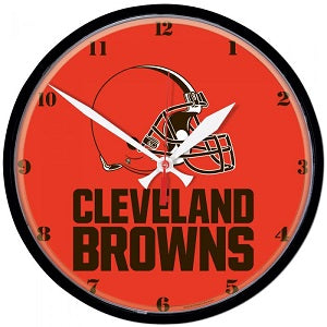 Cleveland Browns --- Round Wall Clock