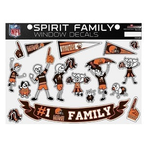 Cleveland Browns --- Spirit Family Window Decal