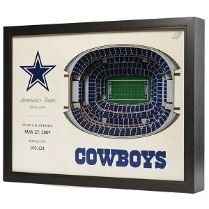 Dallas Cowboys --- 25-Layer StadiumView 3D Wall Art