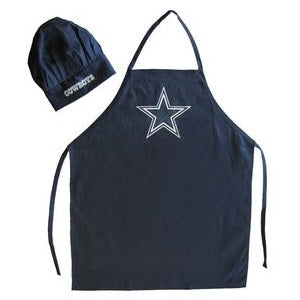 Dallas Cowboys --- Apron and Chef Hat