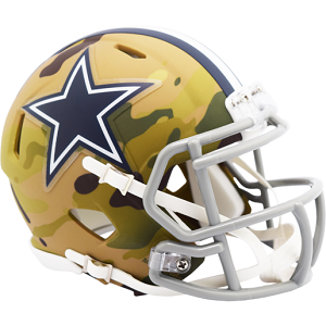 Dallas Cowboys --- Camo Mini Helmet