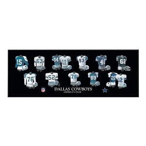 Dallas Cowboys --- Legacy Uniform Plaque