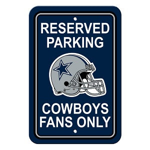Dallas Cowboys --- Reserved Parking Sign
