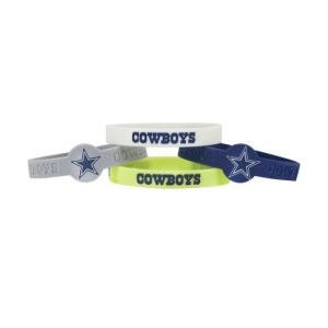 Dallas Cowboys --- Silicone Bracelets 4-pk