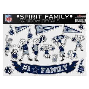 Dallas Cowboys --- Spirit Family Window Decal