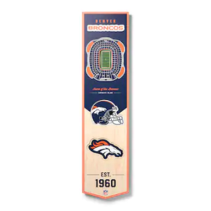 Denver Broncos --- 3-D StadiumView Banner - Large