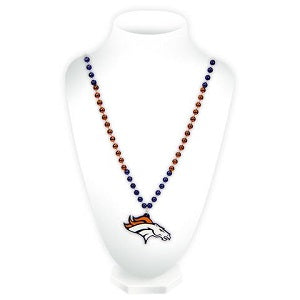 Denver Broncos --- Mardi Gras Beads