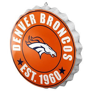Denver Broncos --- Bottle Cap Sign