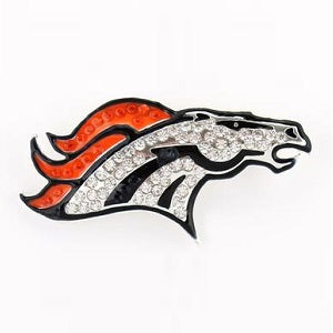 Denver Broncos --- Crystal Logo Pin