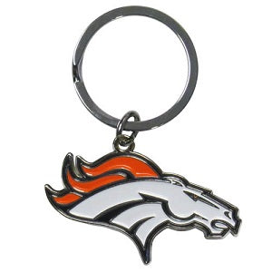 Denver Broncos --- Enameled Key Ring