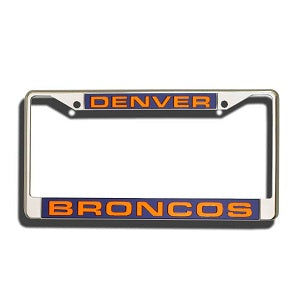 Denver Broncos --- Laser Cut License Plate Frame