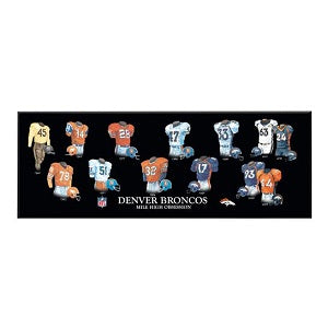 Denver Broncos --- Legacy Uniform Plaque
