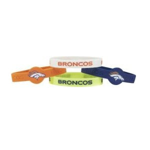 Denver Broncos --- Silicone Bracelets 4-pk