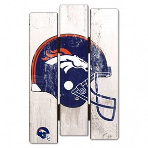 Denver Broncos --- Wood Fence Sign