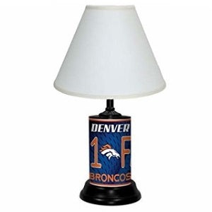 Denver Broncos --- #1 Fan Lamp