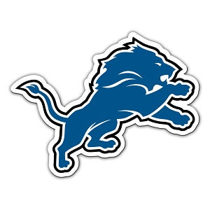 Detroit Lions --- 12in Logo Magnet