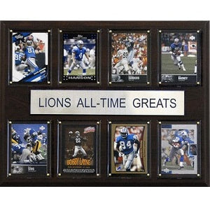 Detroit Lions --- All-Time Greats Plaque