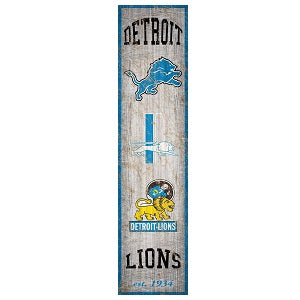 Detroit Lions --- Distressed Heritage Banner