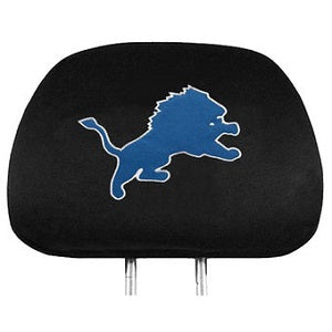 Detroit Lions --- Head Rest Covers