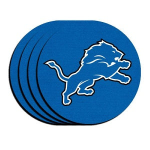 Detroit Lions --- Neoprene Coasters 4-pk