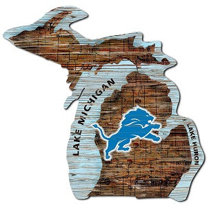 Detroit Lions --- Roadmap State Sign