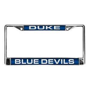 Duke Blue Devils --- Laser Cut License Plate Frame
