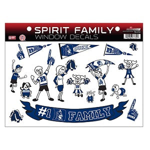 Duke Blue Devils --- Spirit Family Window Decal