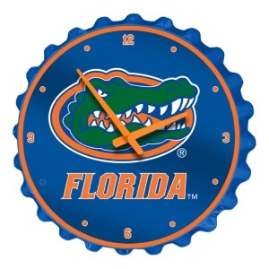 Florida Gators --- Bottle Cap Wall Clock