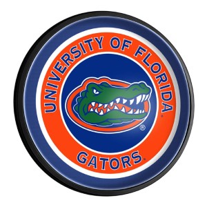 Florida Gators --- Round Slimline Lighted Wall Sign