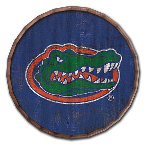 Florida Gators --- Crackle Finish Barrel Top Sign