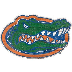 Florida Gators --- Distressed Logo Cutout Sign