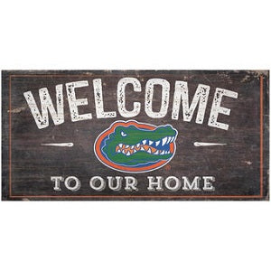 Florida Gators --- Welcome to Our Home Sign