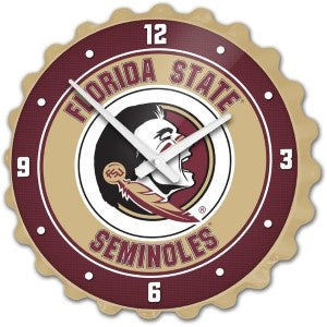 Florida State Seminoles --- Bottle Cap Wall Clock