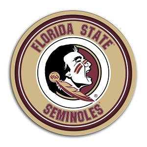 Florida State Seminoles --- Modern Disc Wall Sign