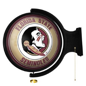 Florida State Seminoles --- Original Round Rotating Lighted Wall Sign