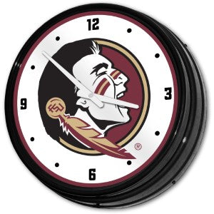 Florida State Seminoles --- Retro Lighted Wall Clock