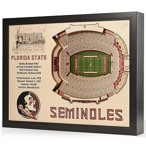 Florida State Seminoles --- 25-Layer StadiumView 3D Wall Art